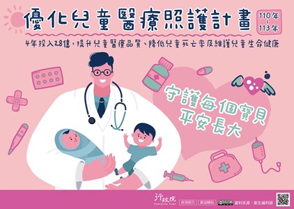 優化兒童醫療照護計畫宣導海報