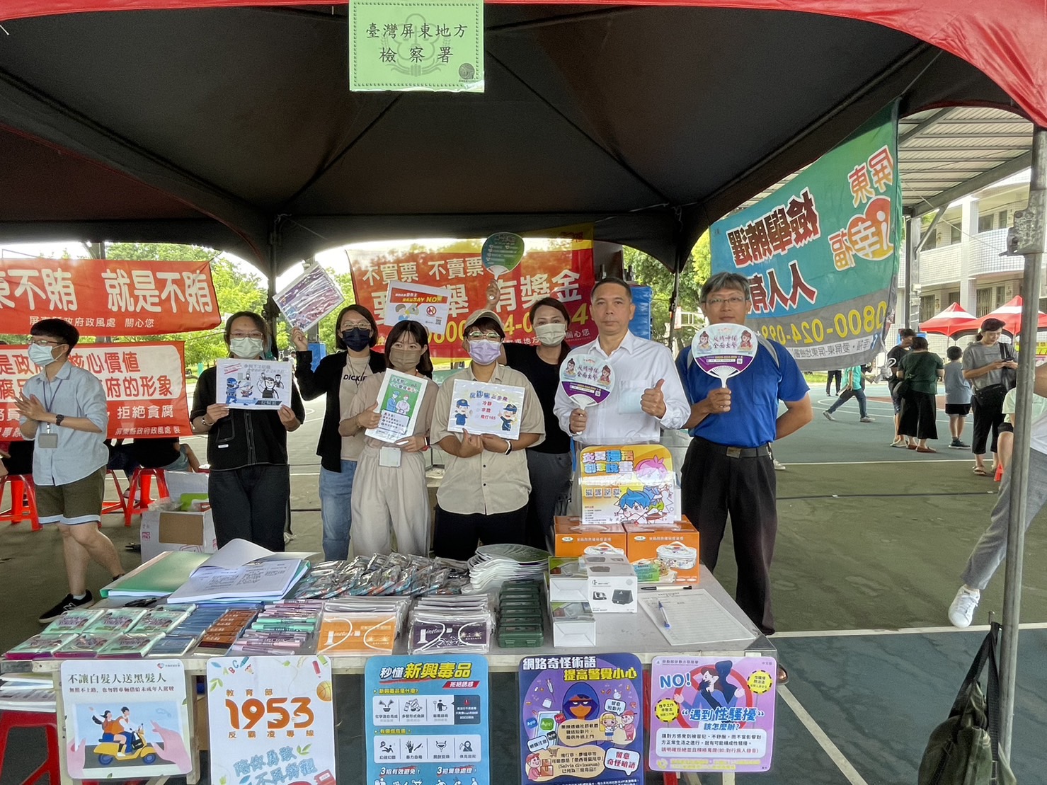 乾淨選舉是美好社會的基礎，讓我們勇敢拒絕買票行為宣導照片