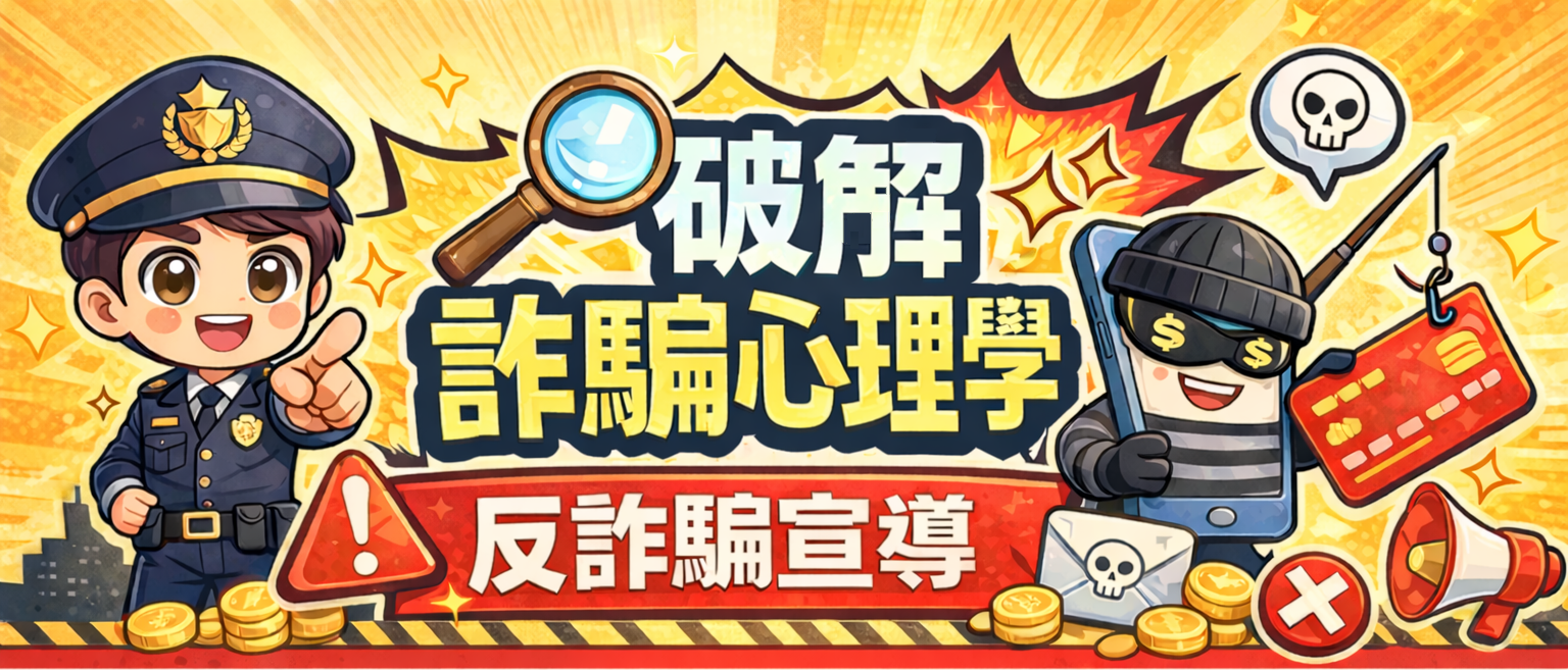 破解詐騙心理學 反詐騙宣導