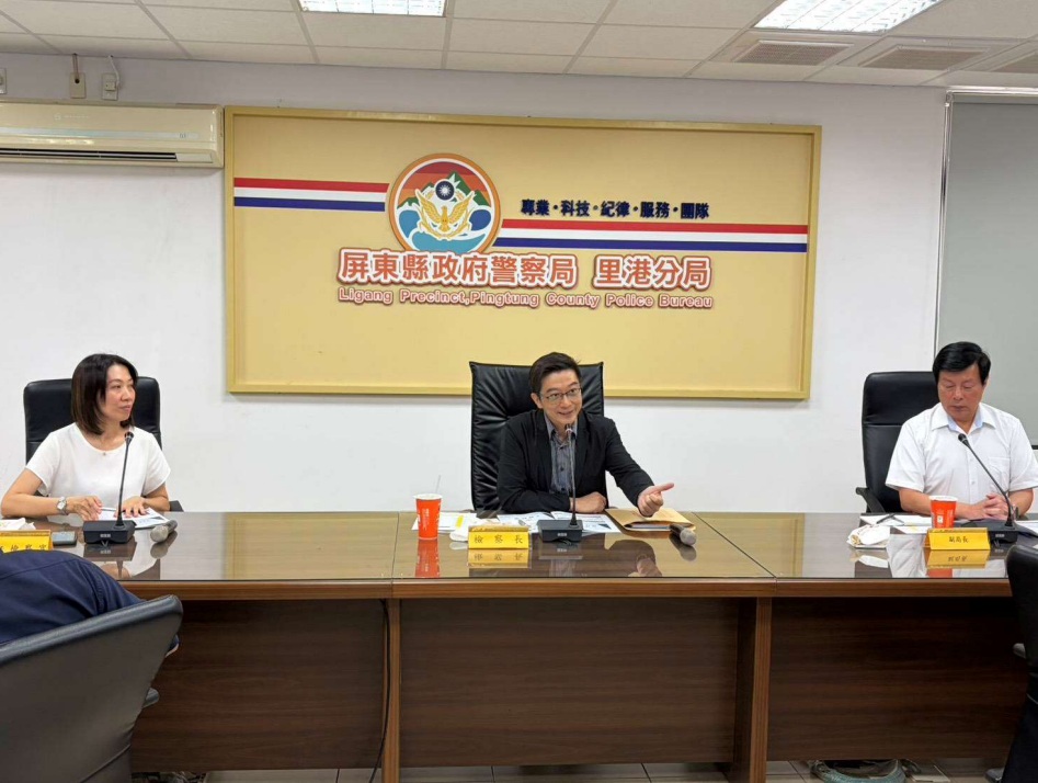 林檢察長於里港分局致詞